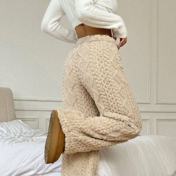 Apricot Casual Women's Front Tie Pants - Picture 4 of 6